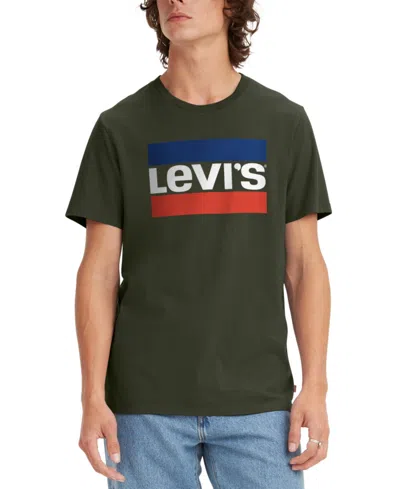 Levi's Men's Cotton Logo T-shirt In Green