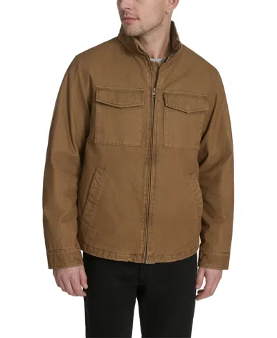 Levi's Men's Cotton Military Jacket In Brown