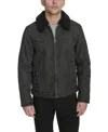 Levi's Western Denim Jacket With Removable Faux Shearling Collar In Black