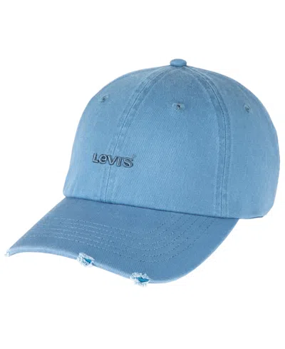 Levi's Men's Distressed Baseball Hat In Blue