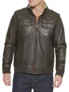 Levi's Men's Faux Shearling Lined Bomber Jacket In Brown