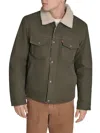 Levi's Men's Faux Shearling Lined Classic Fit Jacket In Green