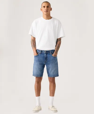 Levi's Men's Flex 412 Slim Fit 5 Pocket 9" Jean Shorts In Blue