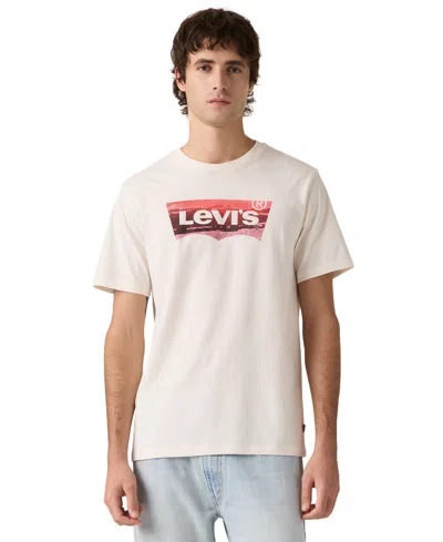 Levi's Men's Graphic Logo Batwing Short Sleeve T-shirt In Animal Print