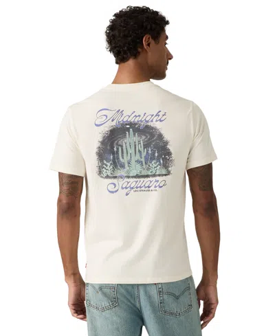 Levi's Men's Graphic Logo Crewneck T-shirt In Green