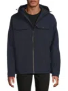 Levi's Men's Hooded Soft Shell Jacket In Blue