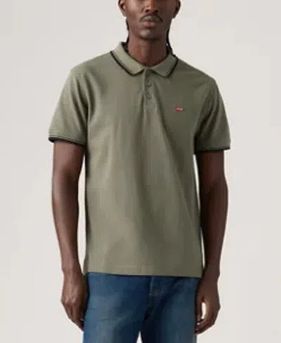 Levi's Men's Housemark Regular Fit Short Sleeve Polo Shirt In Green
