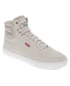 Levi's Men's Liam Hi-top Round-toe Sneakers In Gray