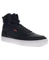 Levi's Men's Liam High-top Round-toe Sneakers In Blue