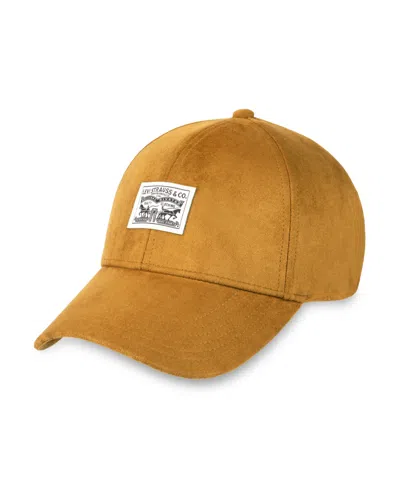 Levi's Men's Logo Detail Baseball Cap In Gold