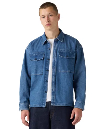 Levi's Men's Point Collar Waller Shirt In Indigo
