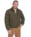 Levi's Corduroy Collar Midweight Quilted Jacket In Green