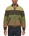 Levi's Men's Quilted Fashion Bomber Jacket In Olive,brown Combo