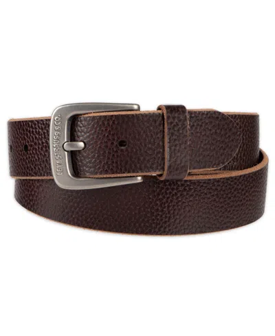 Levi's Men's Raw-edge Harness Belt In Brown