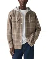 Levi's Men's Relaxed Fit Hooded Long Sleeve Button-front Overshirt In Multi
