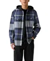 Levi's Hooded Classic Worker Shirt In Blue