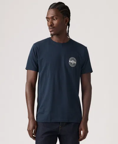Levi's Men's Relaxed-fit Logo Graphic T-shirts In Blue