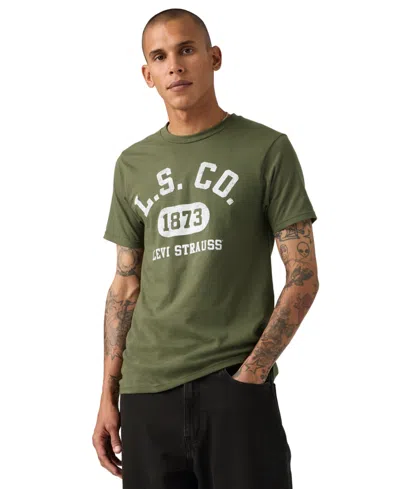 Levi's Men's Relaxed-fit Logo Graphic T-shirts In Green