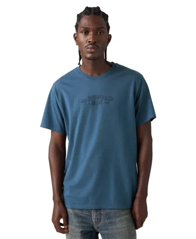 Levi's Men's Relaxed-fit Logo Graphic T-shirts In Blue
