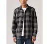 Levi's Jackson Worker Overshirt In Gray
