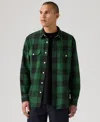 Levi's Jackson Worker Overshirt In Green