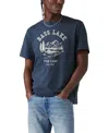 Levi's Men's Relaxed Fit Short Sleeve Bass Lake Graphic Crewneck T-shirt In Blue