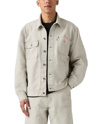 Levi's Men's Relaxed Fit Sunrise Trucker Jacket In Black
