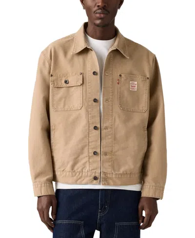 Levi's Men's Relaxed Fit Sunrise Trucker Jacket In Brown