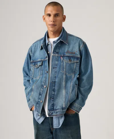 Levi's Men's Relaxed-fit Trucker Jacket In Blue
