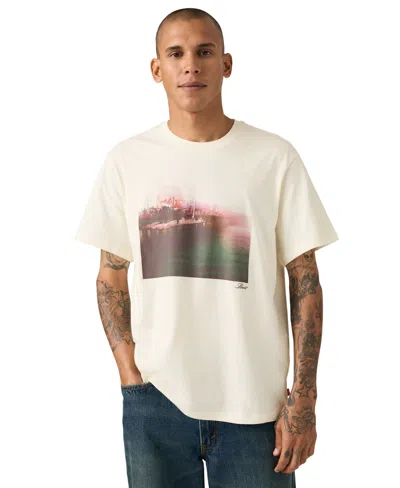 Levi's Men's Relaxed-fit Short-sleeve Graphic T-shirt In White