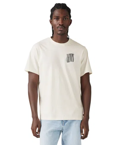 Levi's Men's Relaxed-fit Short-sleeve Graphic T-shirt In White