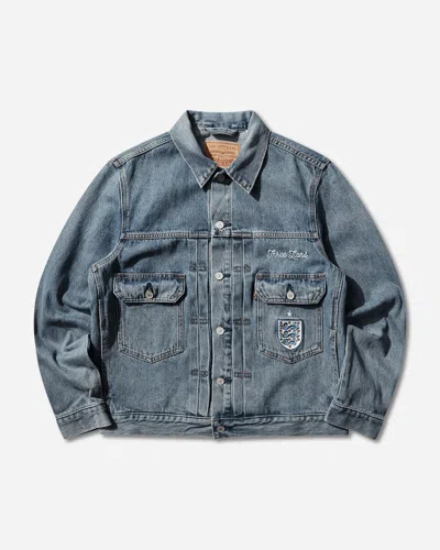 Levi's Men S England Football Type Ii Trucker Jacket In Blue