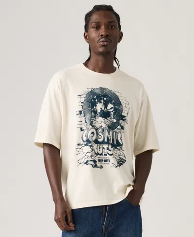 Levi's Men's Short-sleeve Crewneck T-shirt In White