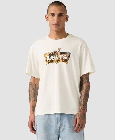 Levi's Men's Short-sleeve Crewneck T-shirt In White