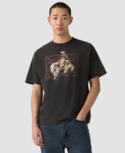 Levi's Graphic Vintage Fit Tee In Black