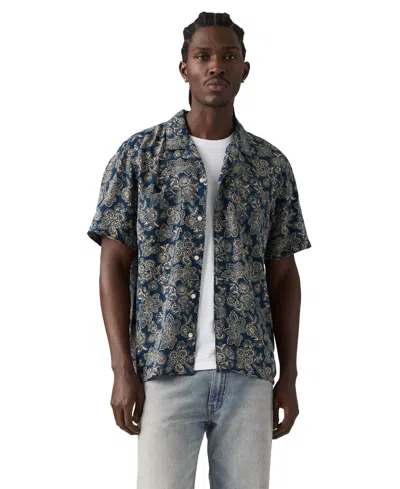 Levi's Classic Camp Shirt In Gray