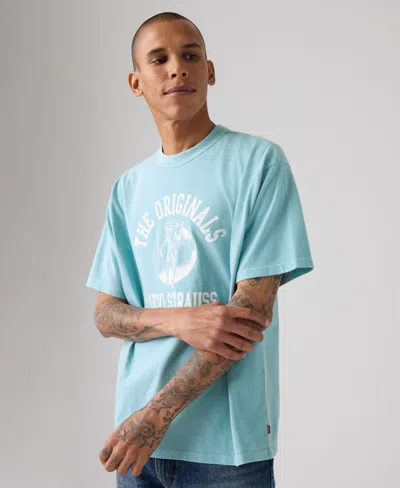 Levi's Men's Short-sleeve Graphic T-shirt In Blue