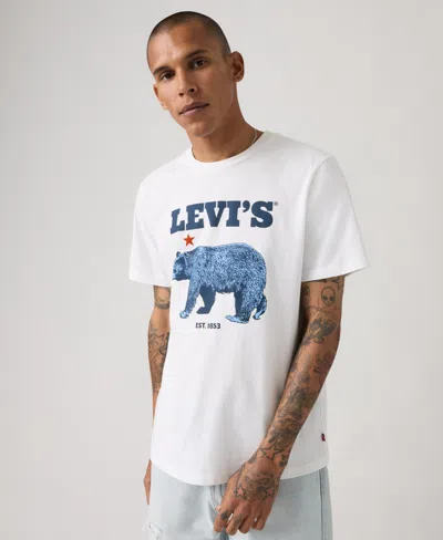Levi's Men's Short-sleeve Graphic T-shirt In White