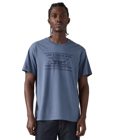Levi's Men's Signature Graphic T-shirt In Purple