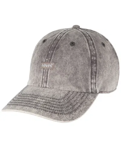 Levi's Men's Snow Washed Batwing Logo Baseball Hat In Brown