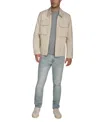 Levi's Men's Solid Full-zip Shirt Jacket In Neutral