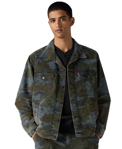 Levi's Men's T2 Relaxed Trucker Cotton Jacket In Multi