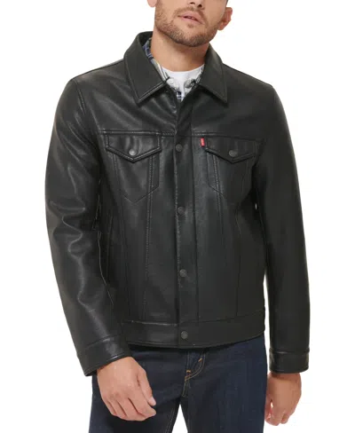 Levi's Men's Trucker Silhouette Jacket In Black