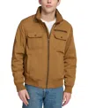 Levi's Men's Twill Stand-collar Jacket In Brown