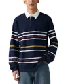 Levi's Striped Long-sleeve Sweatshirt In Blue