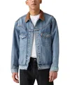Levi's Jackets And Jackets Man Levis 002wn 000 Western Short Pff To Parris Trucker In Blue