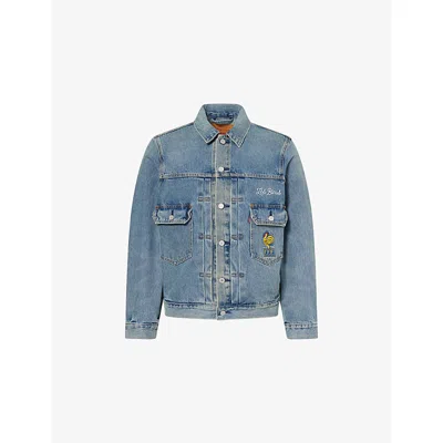 Levi's Mens Multi  X World Cup France F.f.f Denim Jacket In Blue