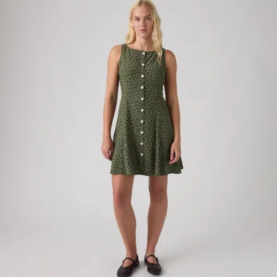 Levi's Mercer Mini Dress In Green
