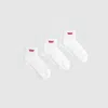 Levi's Mid Cut Socks (3-pack) In White