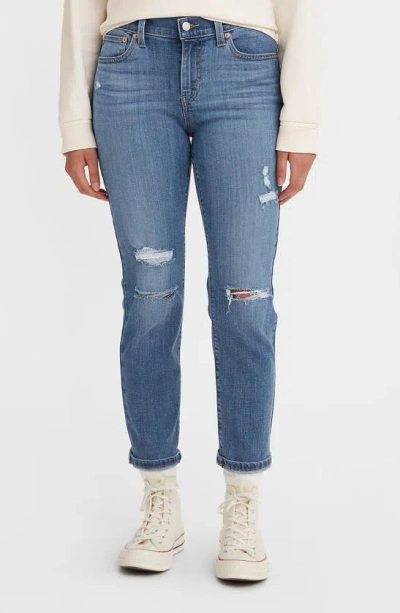 Levi's® Mid Rise Boyfriend Jeans In Lapis Holiday
